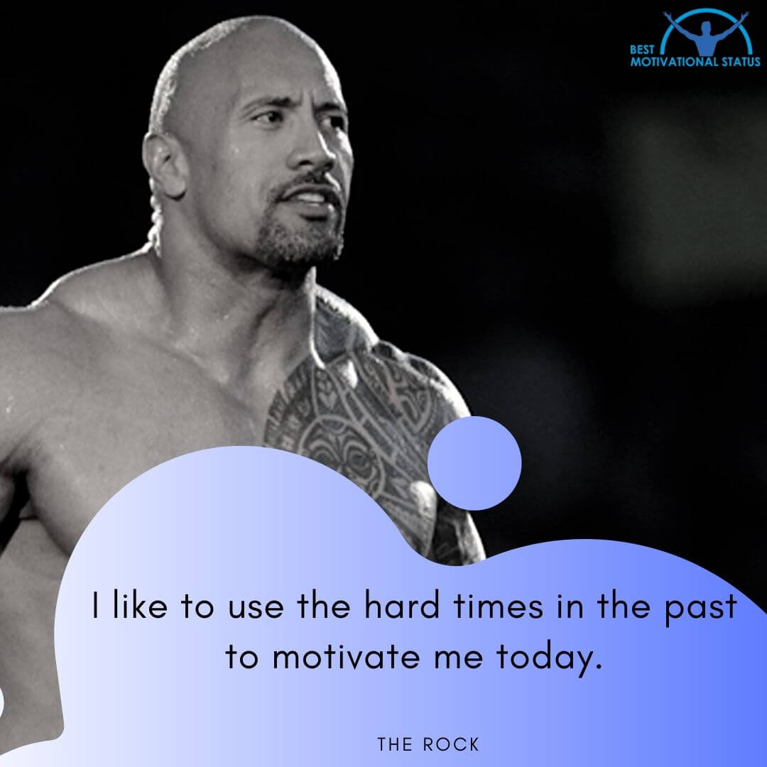 Gym Motivation quotes by The Rock 
