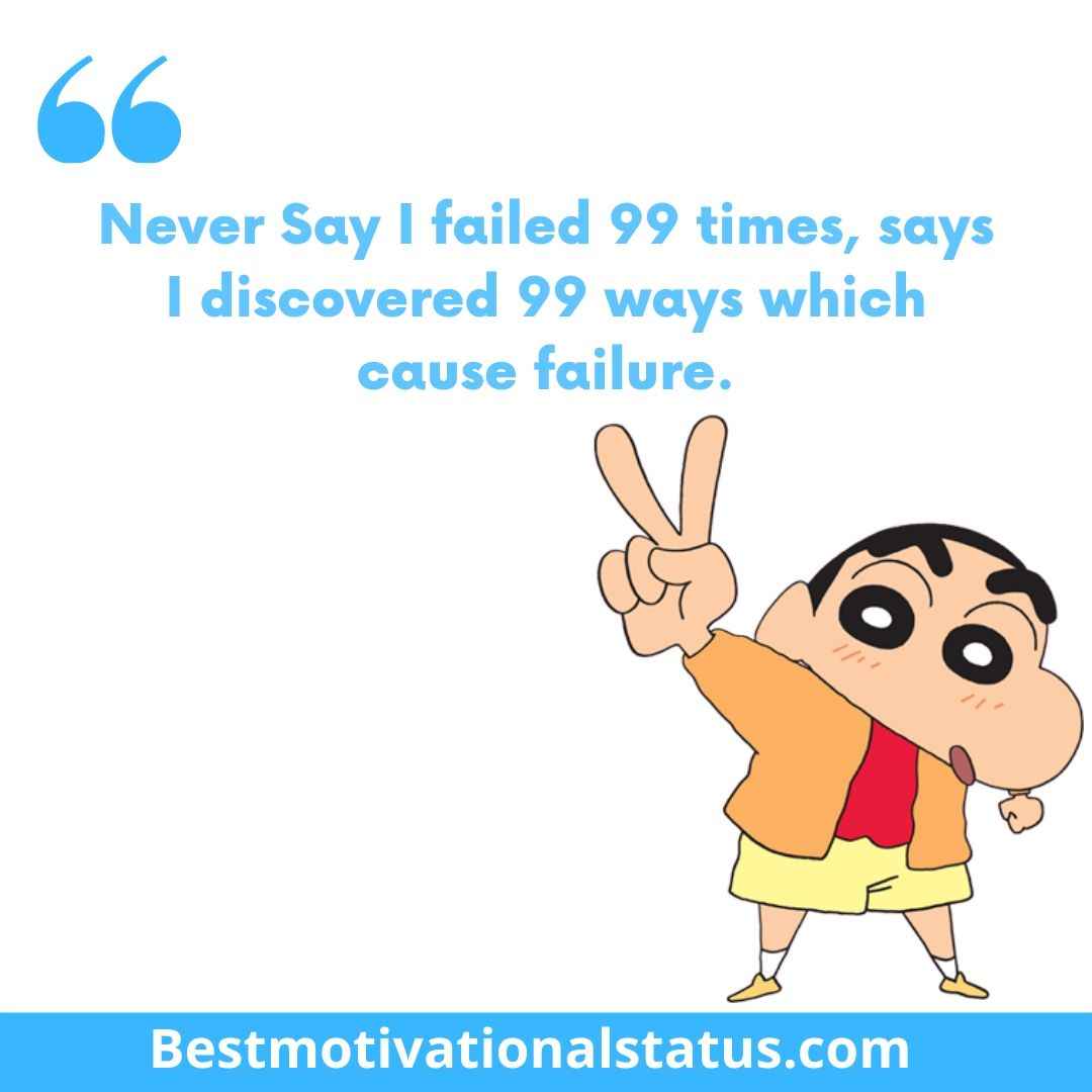 Shin Chan Motivational and funny Quotes