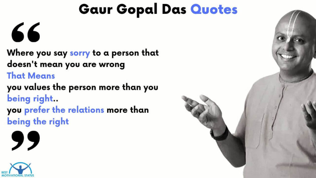 Life-Changing Gaur Gopal Das Quotes Images In 2021